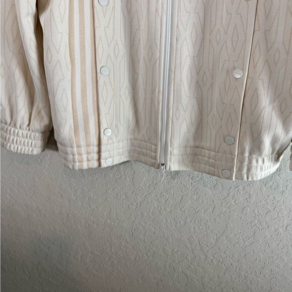 Adidas Ivy Park Beyoncé NWT Track Jacket Oversized Cream Size S - Picture 4 of 13